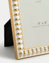 Marks & Spencer "Bobble Gold Trim Photo Frame 4x6 inch"